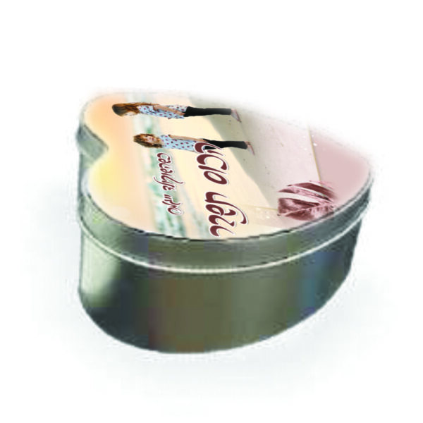 קופסא לשוקולדים ספירת הגומר לב